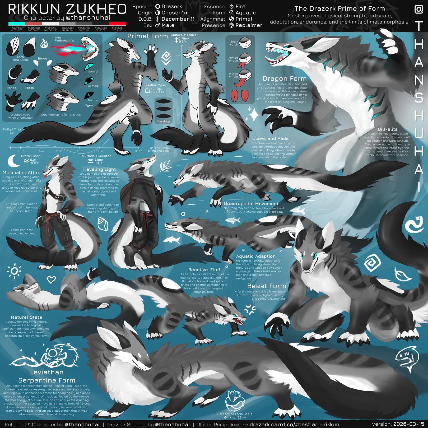 Official Prime Drazerk: ☀️Rikkun | Owned by 🔱thanshuhai | Drazerk Species by thanshuhai