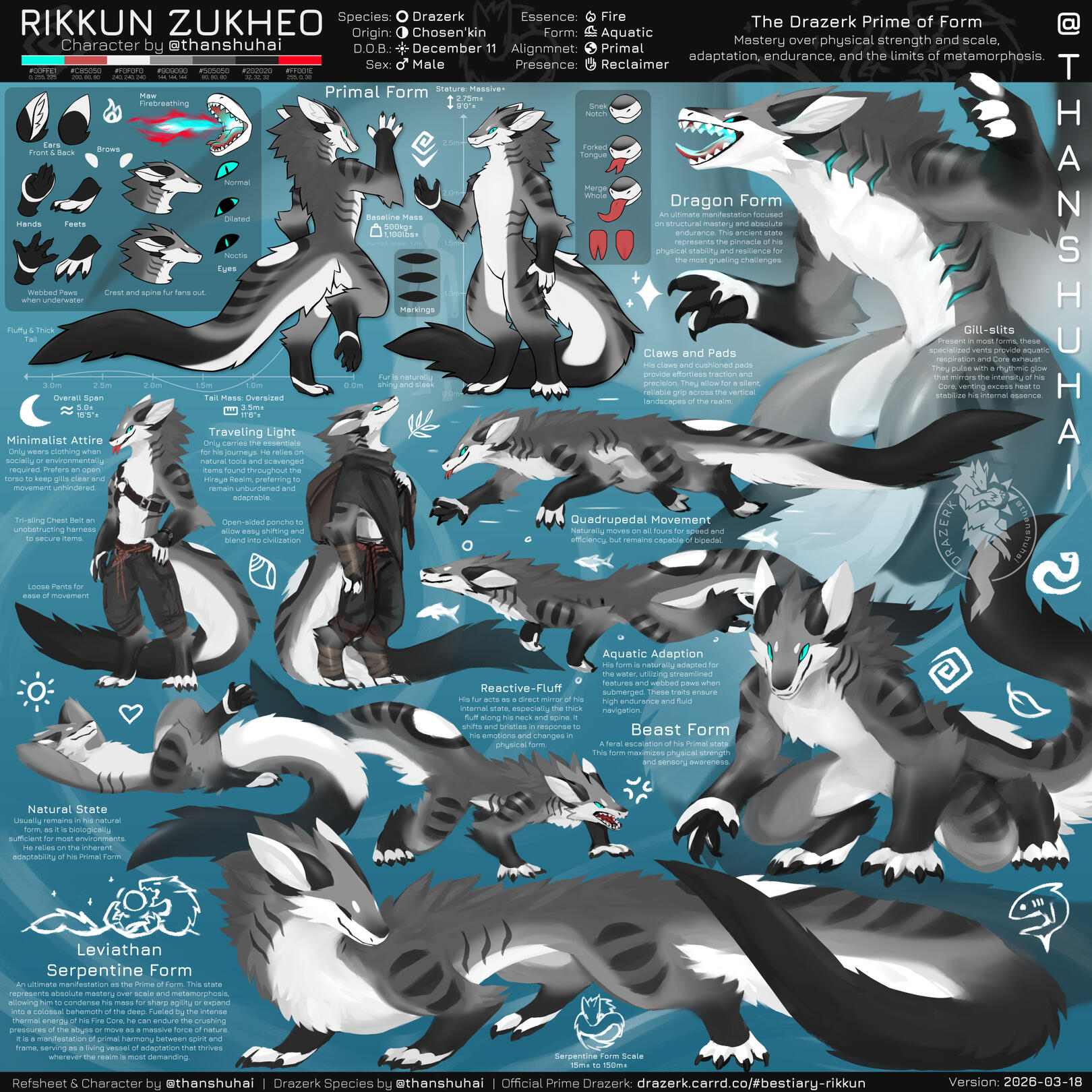 Official Prime Drazerk: ☀️Rikkun | Owned by 🔱thanshuhai | Drazerk Species by thanshuhai