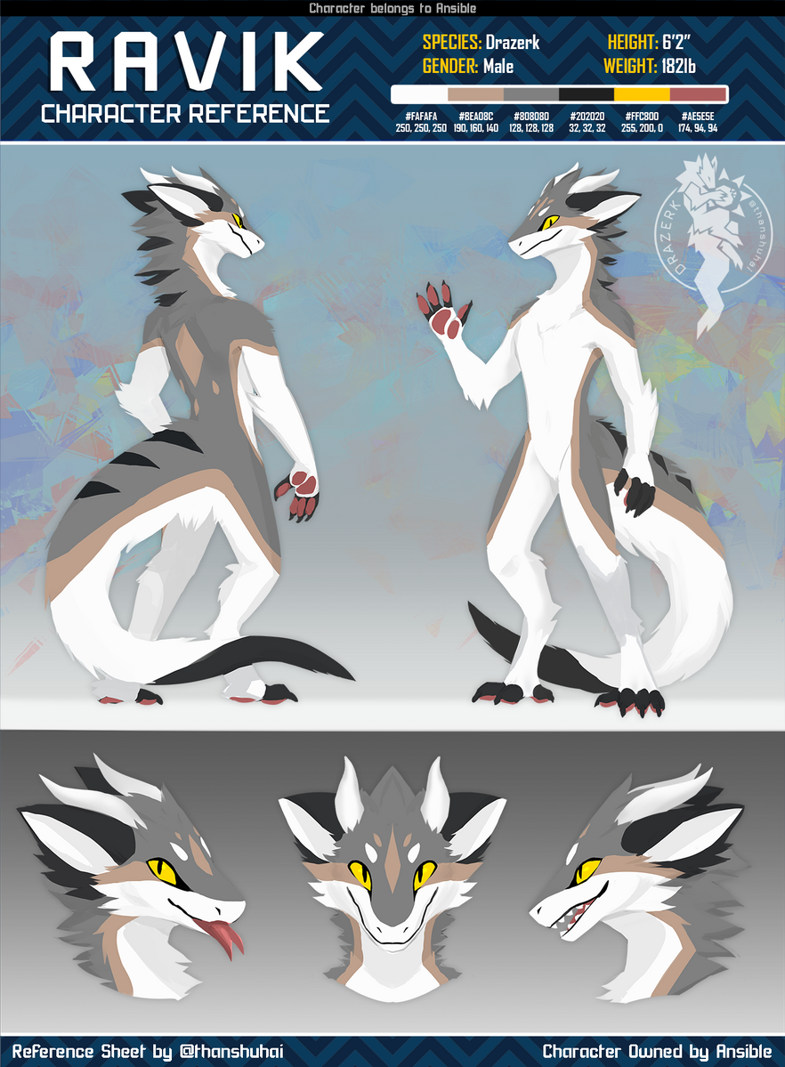 Official Zenith Drazerk: ⭐Ravik | Owned by 💛Ansible | Drazerk Species by thanshuhai