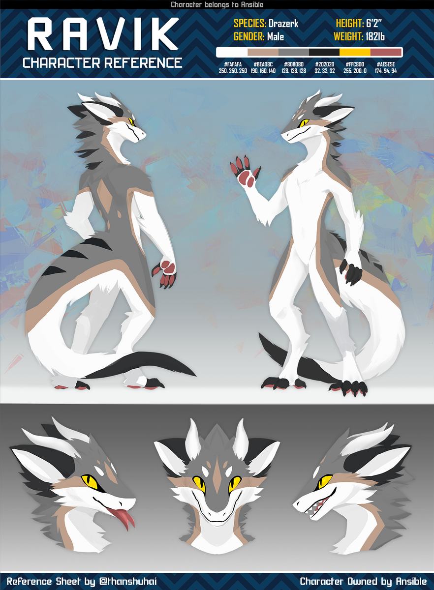Official Zenith Drazerk: 🌕Ravik | Owned by 🔔Ansible | Drazerk Species by thanshuhai