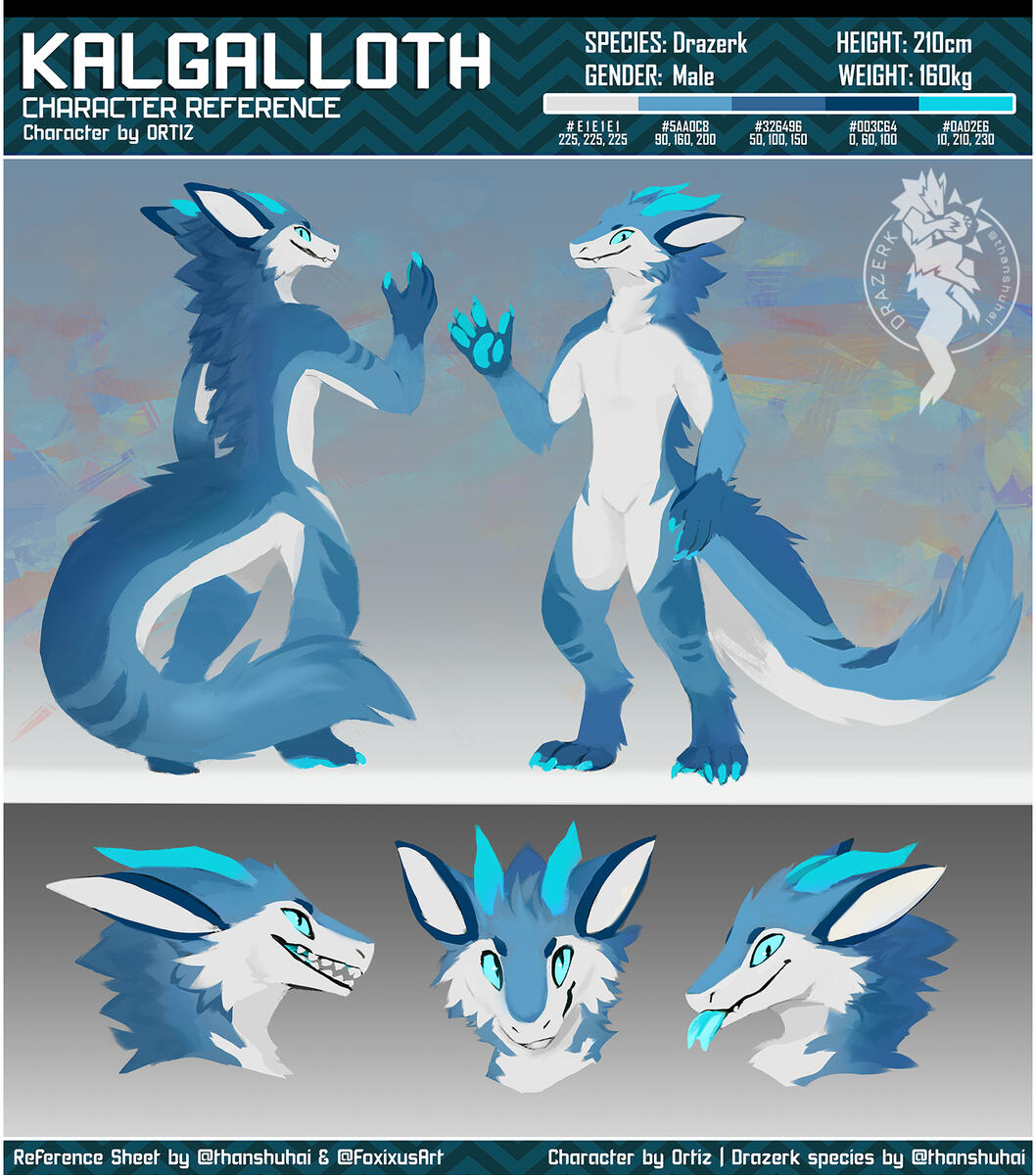 Official Zenith Drazerk: ⭐Kalgalloth | Owned by 💛Ortiz | Drazerk Species by thanshuhai