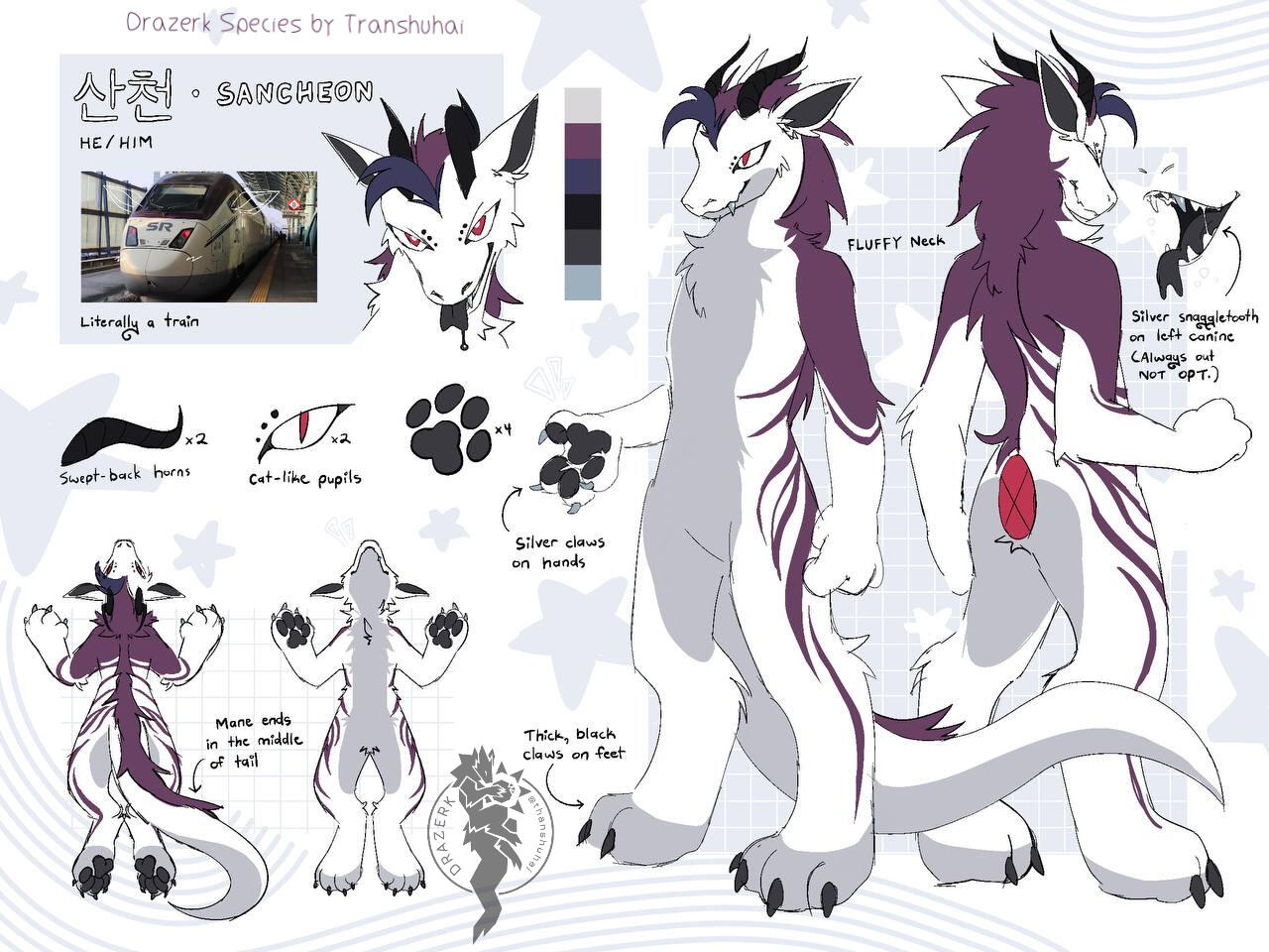 Kin Drazerk: 🌙Sancheon | Owned by 💛Homeless | Drazerk Species by thanshuhai