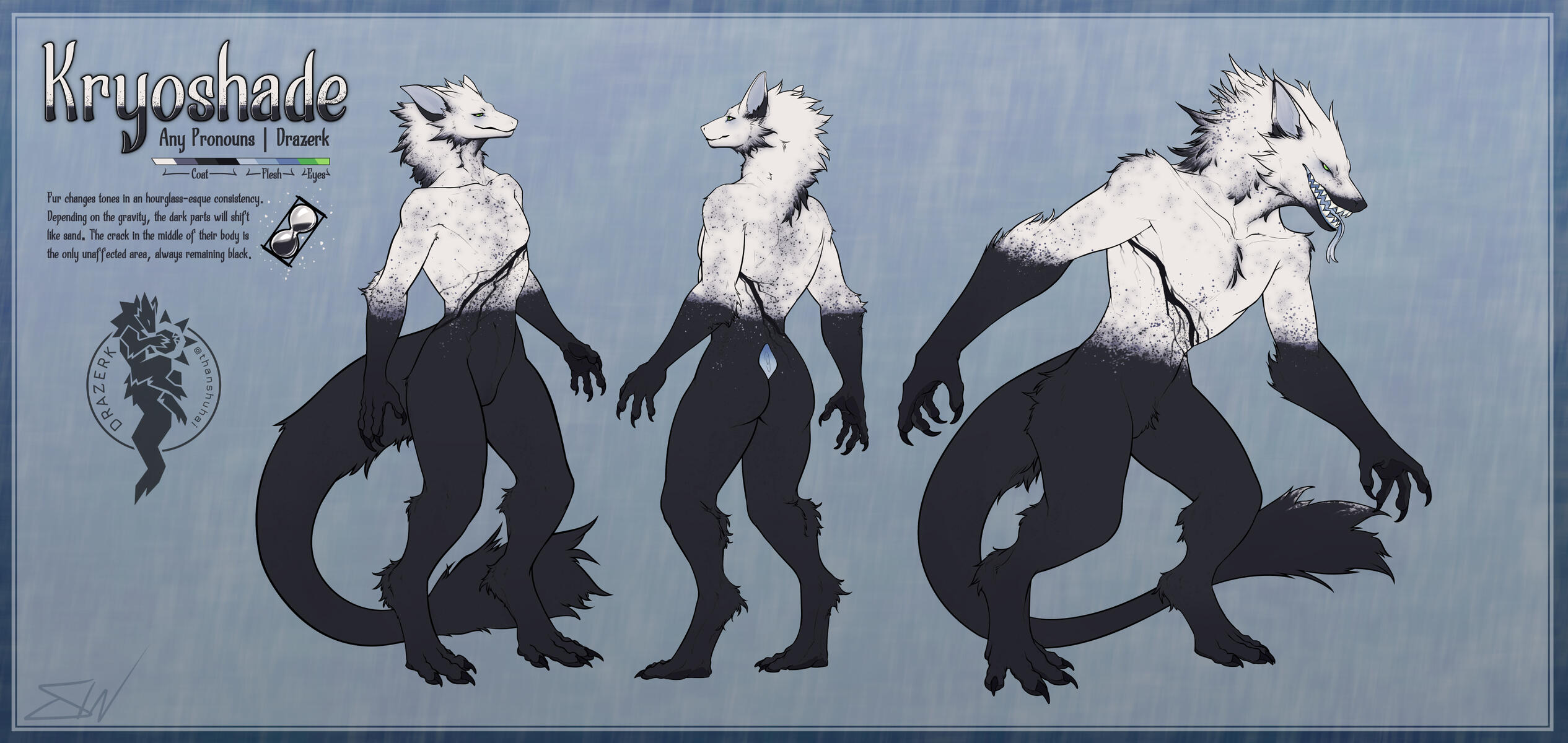 Kin Drazerk: 🌙Kryoshade | Owned by 💛Kryoshade | Drazerk Species by thanshuhai