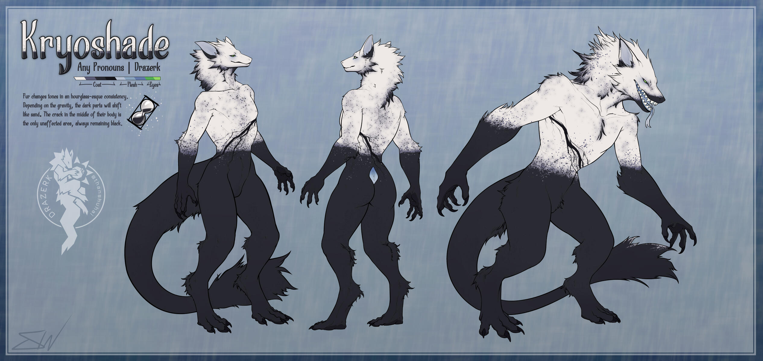 Kin Drazerk: 🌙Kryoshade | Owned by 💛Kryoshade | Drazerk Species by thanshuhai