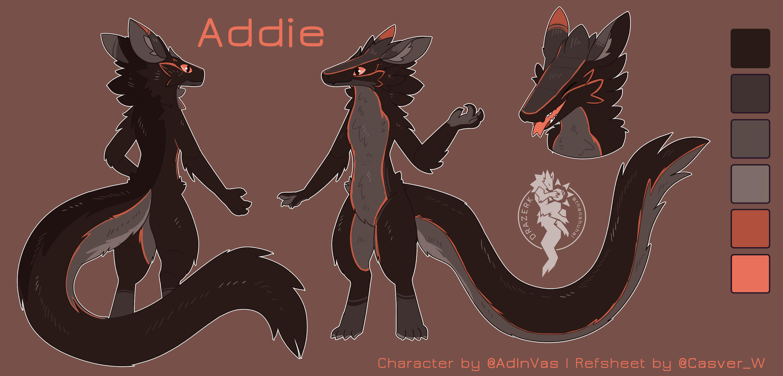 Official Ascendant Drazerk: 🪐Addie | Owned by 🗝️AdInVas | Drazerk Species by thanshuhai