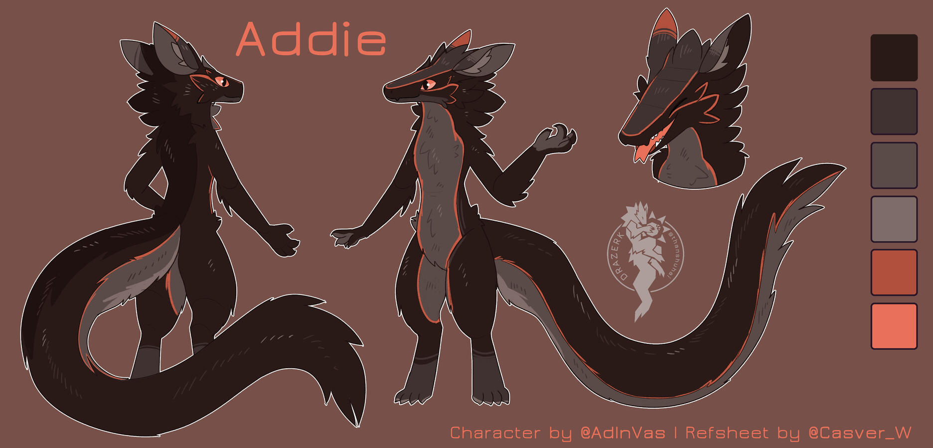 Official Vestige Drazerk: 🌑Addie | Owned by 💛AdInVas | Drazerk Species by thanshuhai
