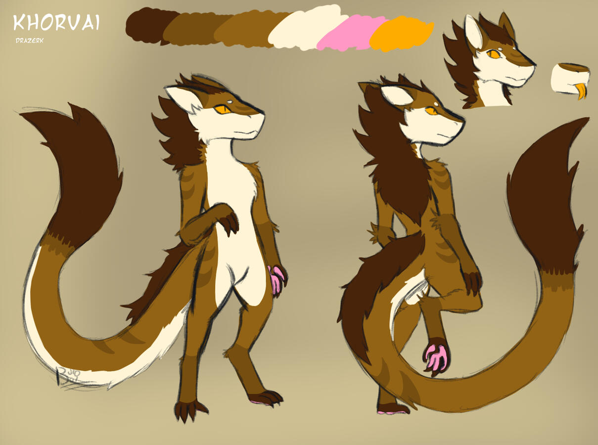 Kin Drazerk: 🌙Khorvai | Owned by 💛BenjiroBoi | Drazerk Species by thanshuhai