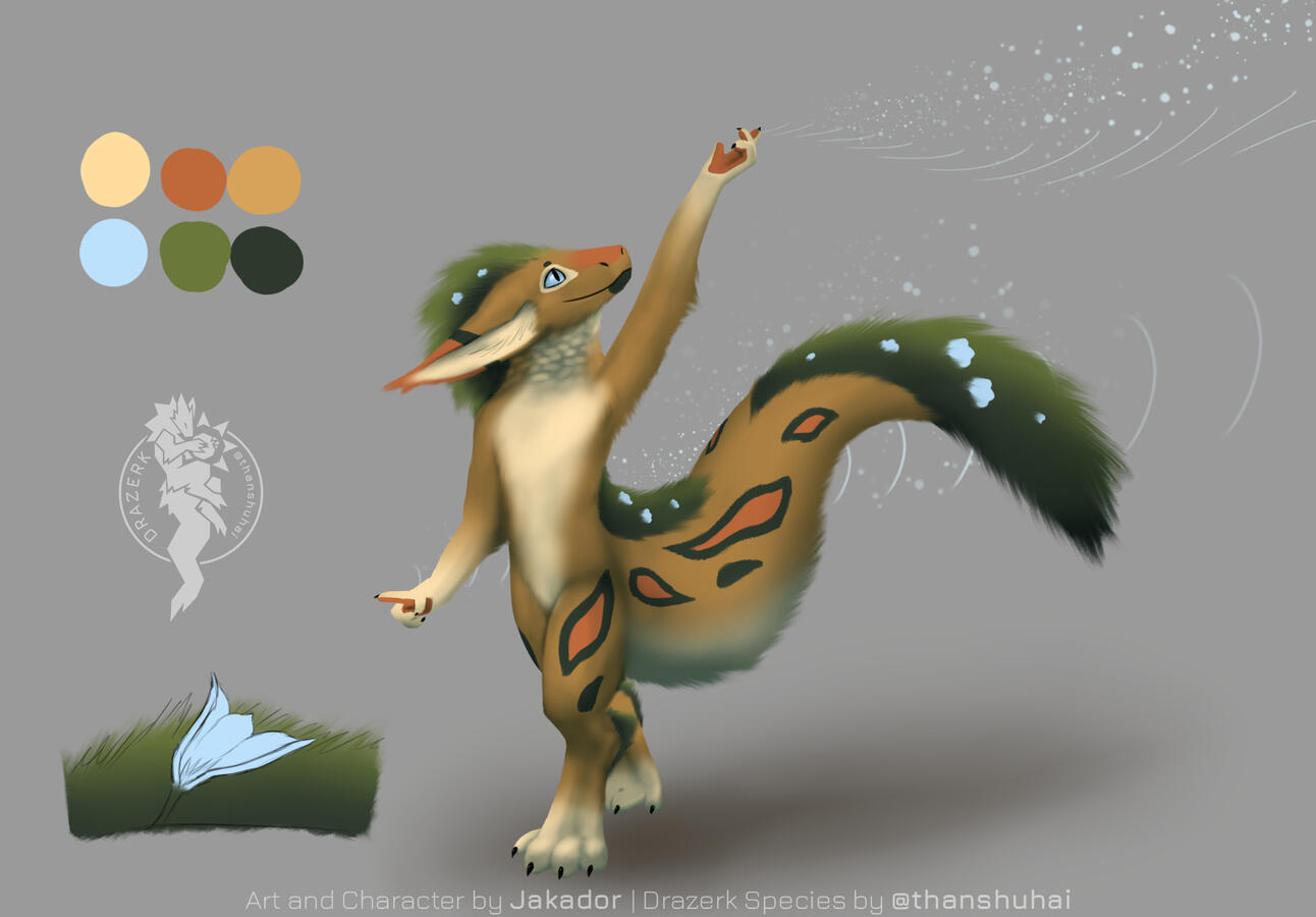 Official Vestige Drazerk: 🌑Jakador | Owned by 💛Jakador | Drazerk Species by thanshuhai