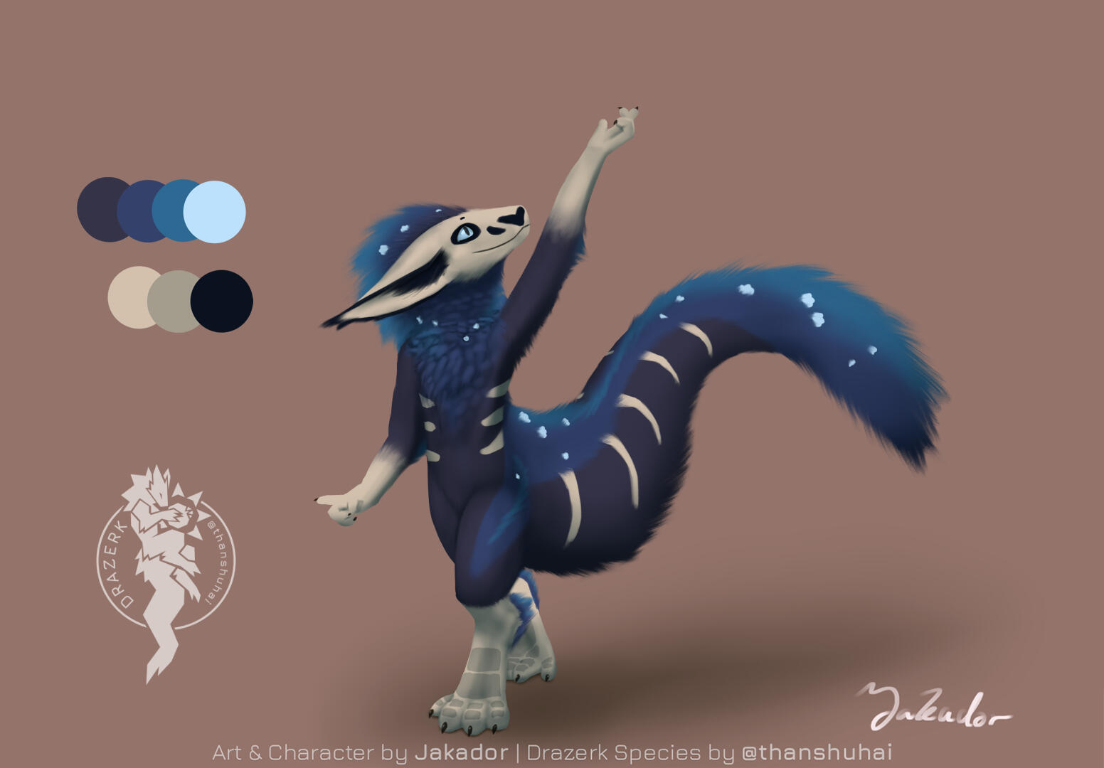 Official Vestige Drazerk: 🌕Jakador | Owned by 💛Jakador | Drazerk Species by thanshuhai