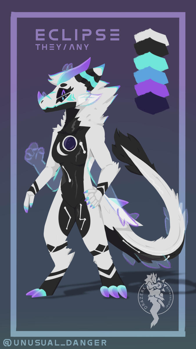 Kin Drazerk: 🌙Eclipse | Owned by 💛Unusual Danger | Drazerk Species by thanshuhai