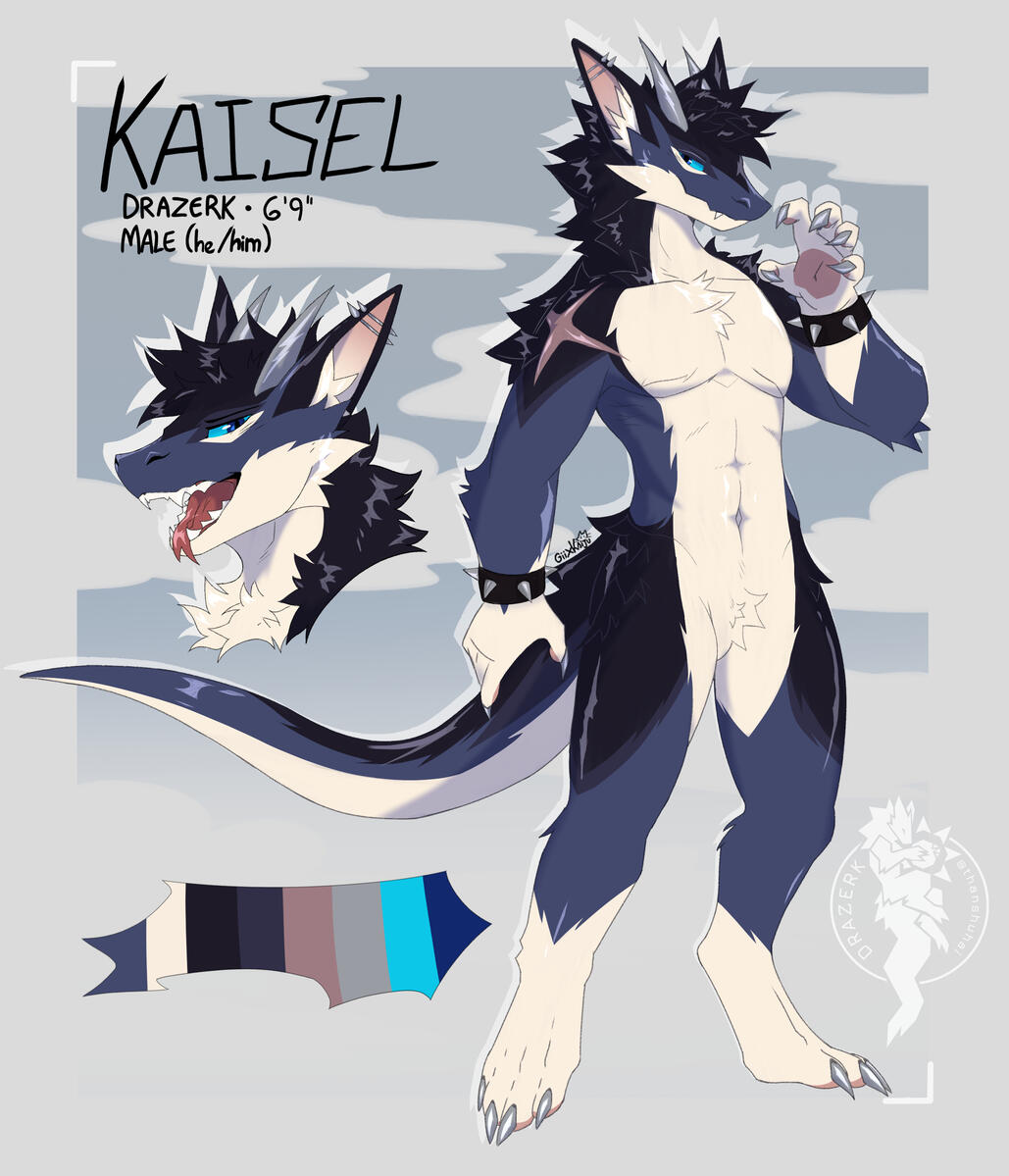 Kin Drazerk: 🌙Kaisel | Owned by 💛GiixKaiju | Drazerk Species by thanshuhai