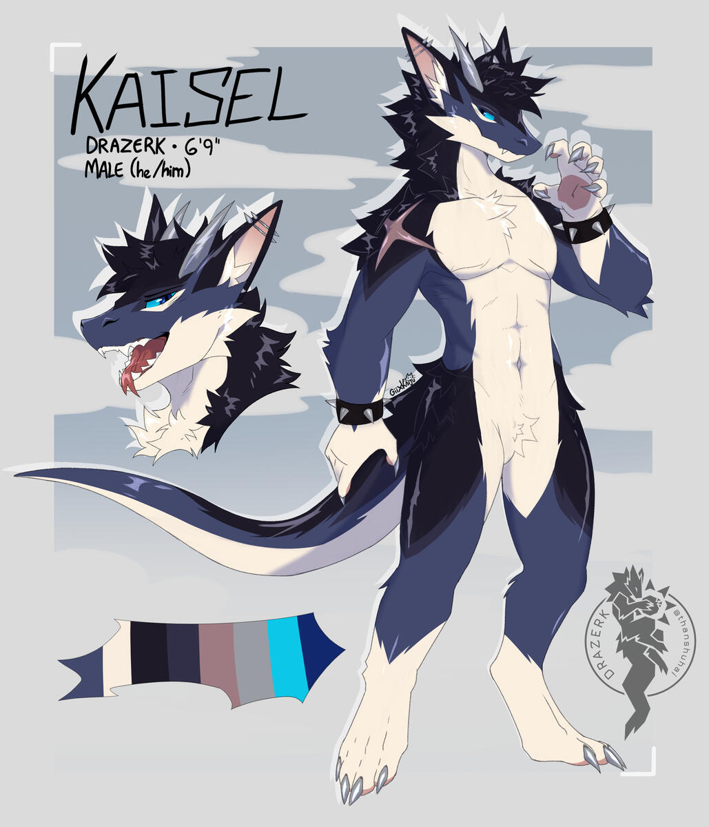 Kin Drazerk: 🌙Kaisel | Owned by 💛GiixKaiju | Drazerk Species by thanshuhai