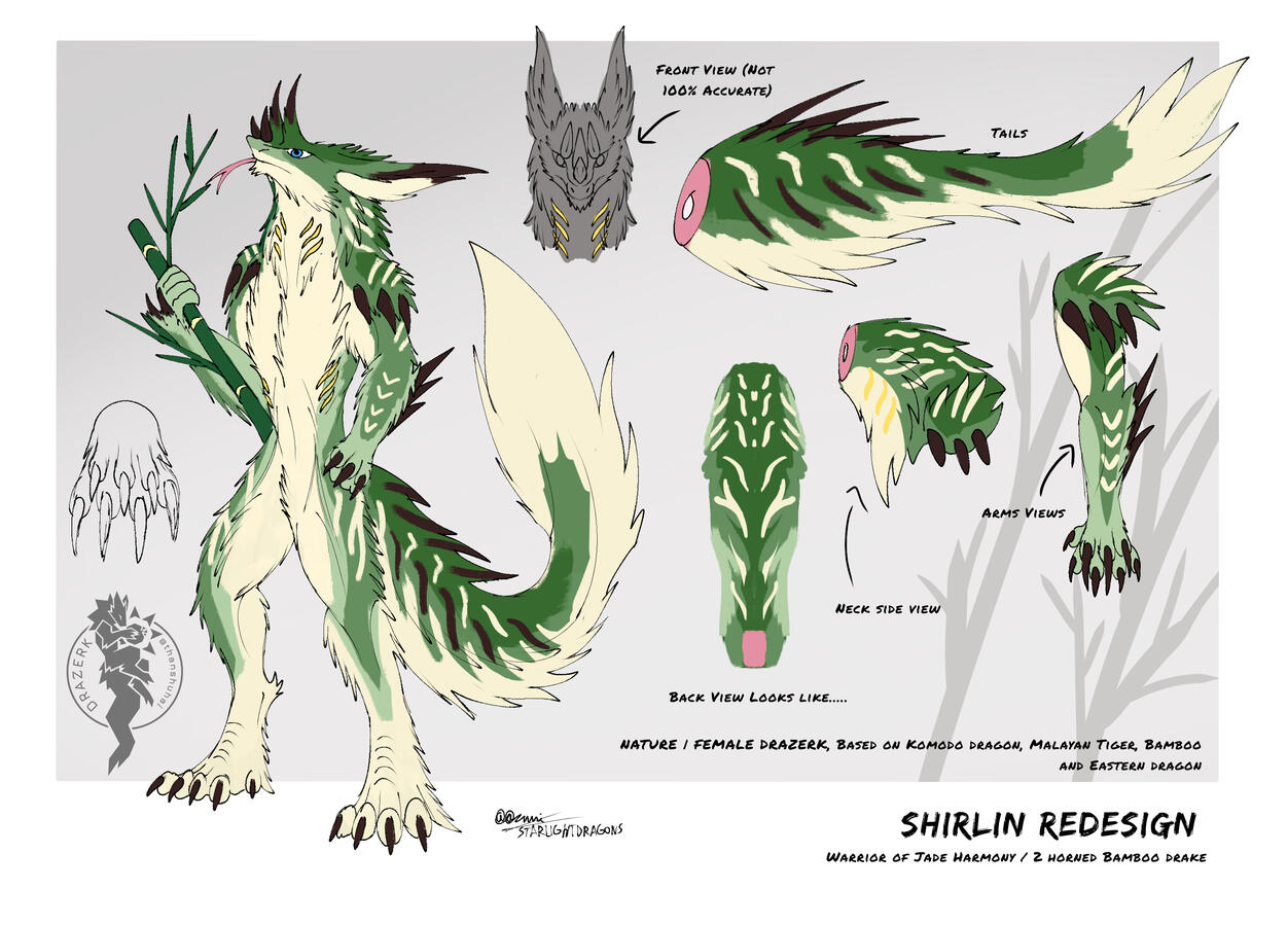 Kin Drazerk: 🌙Shirlin | Owned by 💛Starlightdragons | Drazerk Species by thanshuhai