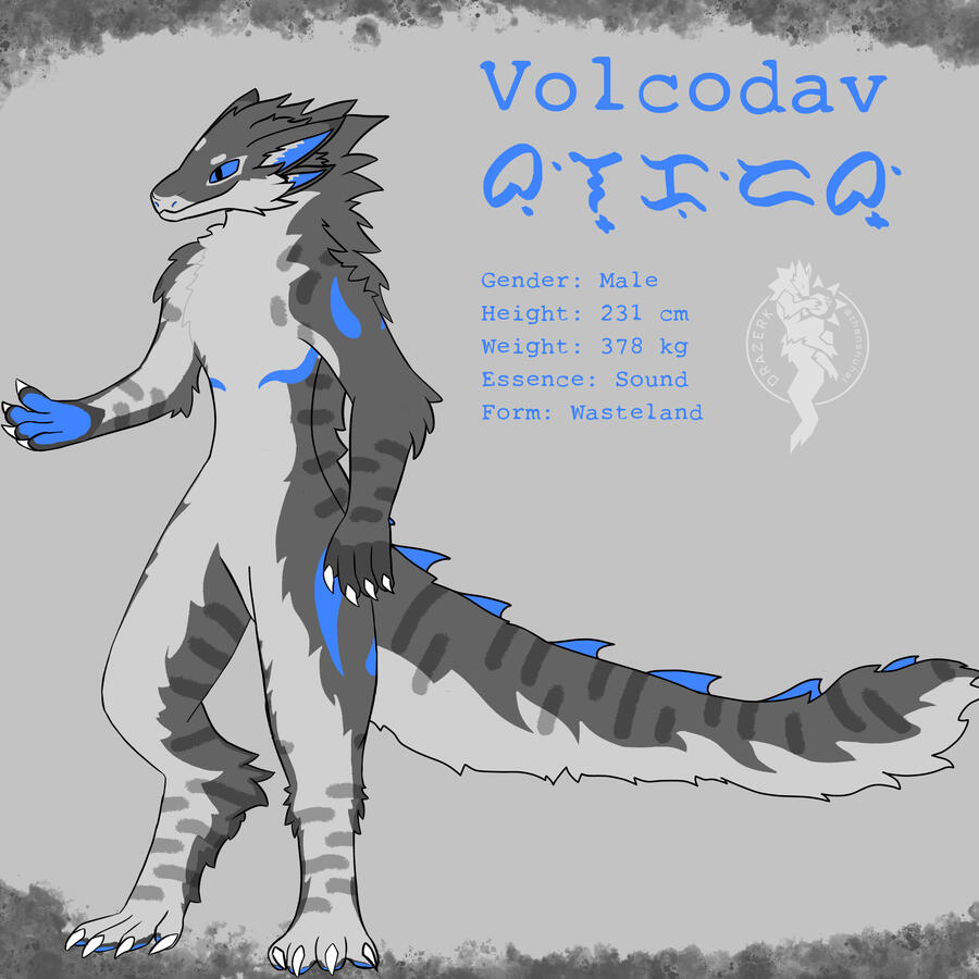 Kin Drazerk: 🌙Volcodav | Owned by 💛Volcodav | Drazerk Species by thanshuhai