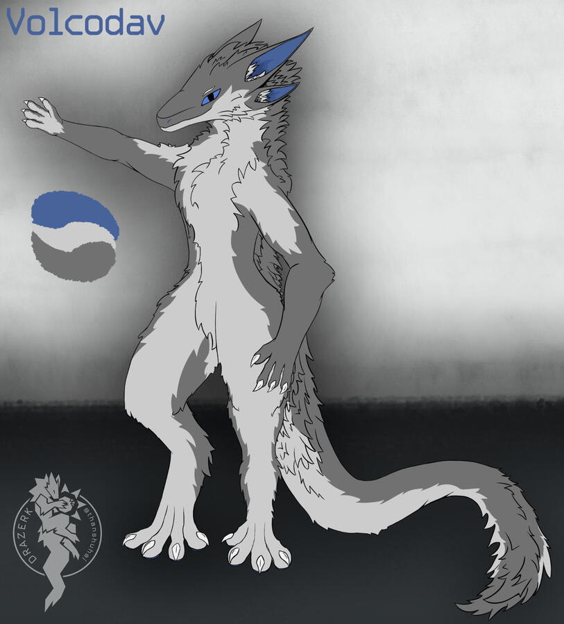 Kin Drazerk: 🌙Volcodav | Owned by 💛Volcodav | Drazerk Species by thanshuhai