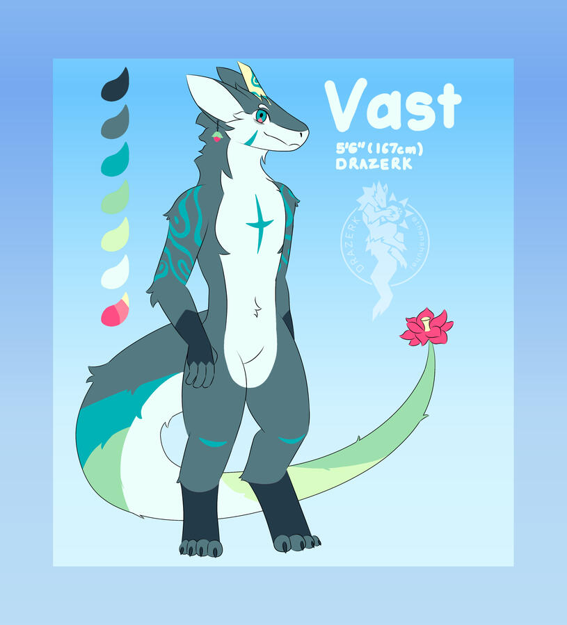 Kin Drazerk: 🌙Vast | Owned by 💛Vast | Drazerk Species by thanshuhai