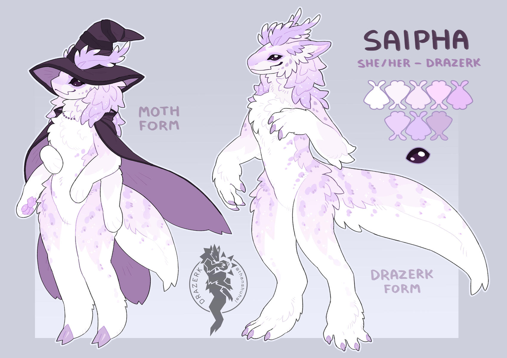 Kin Drazerk: 🌙Saipha | Owned by 💛neranova | Drazerk Species by thanshuhai