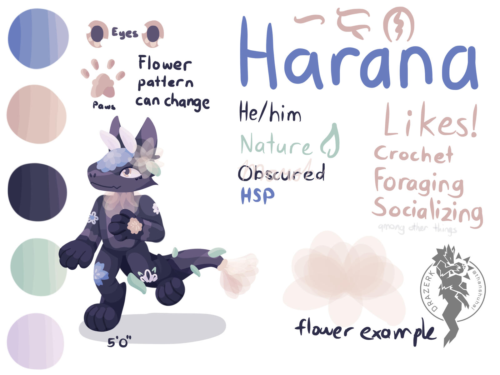 Kin Drazerk: 🌙Harana | Owned by 💛Marsh | Drazerk Species by thanshuhai