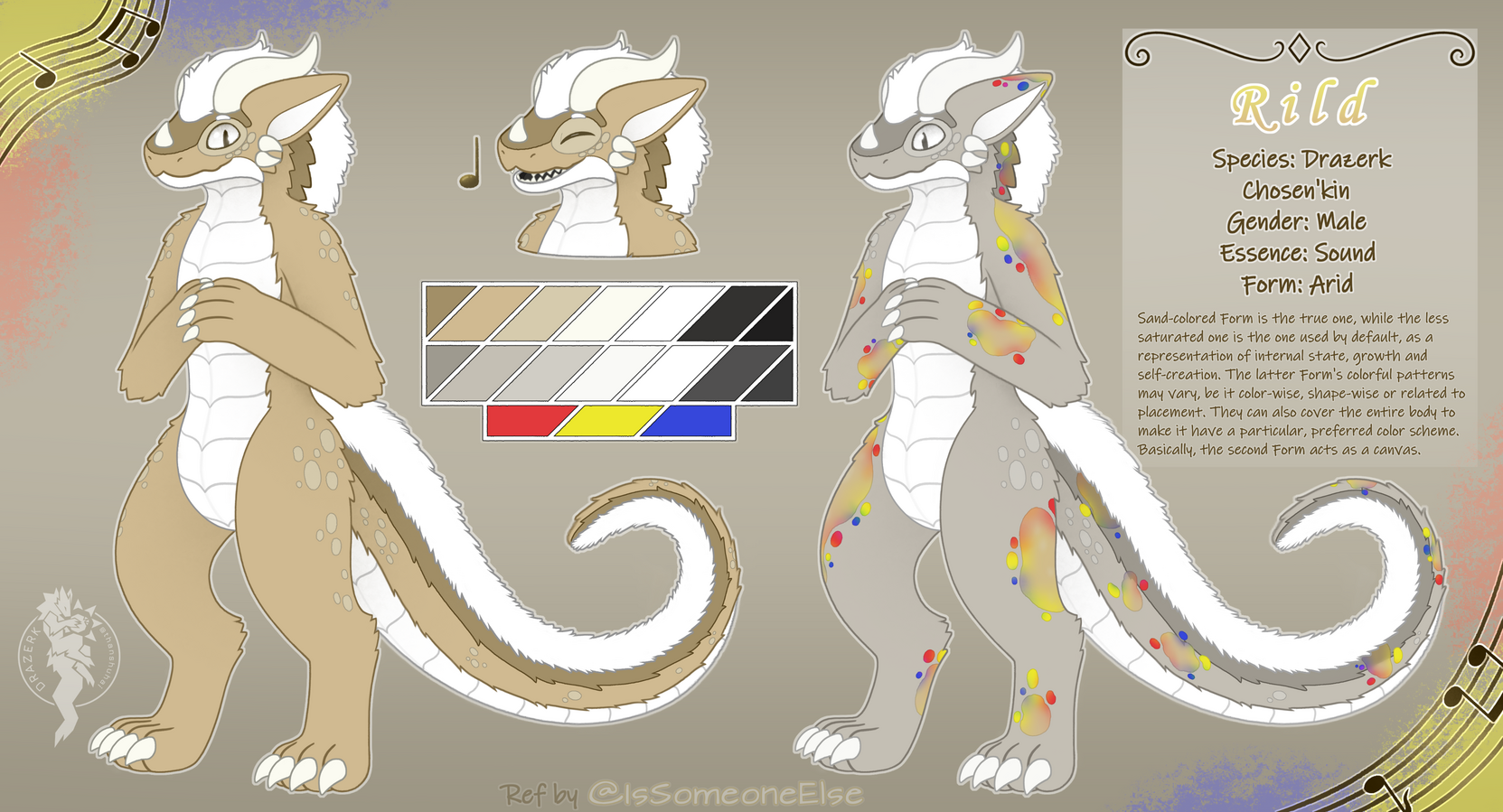Official Vestige Drazerk: 🌑Rild | Owned by 💛IsSomeoneElse | Drazerk Species by thanshuhai