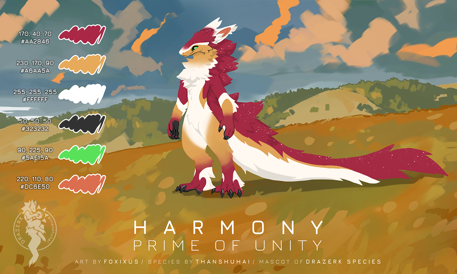 Official Prime Drazerk: ☀️Harmony | Owned by 💛Drazerk Community | Drazerk Species by thanshuhai