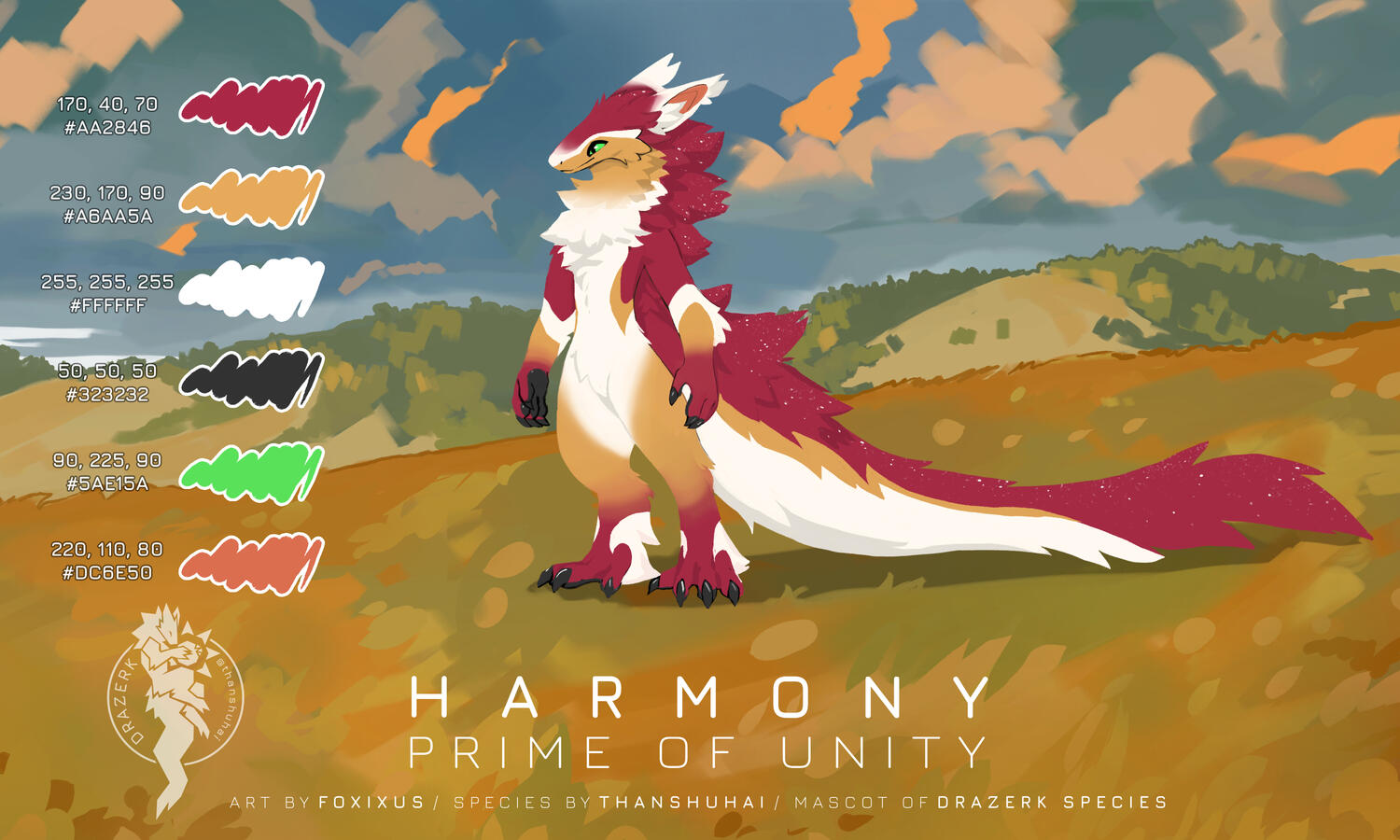 Official Prime Drazerk: ☀️Harmony | Owned by 💛Drazerk Community | Drazerk Species by thanshuhai