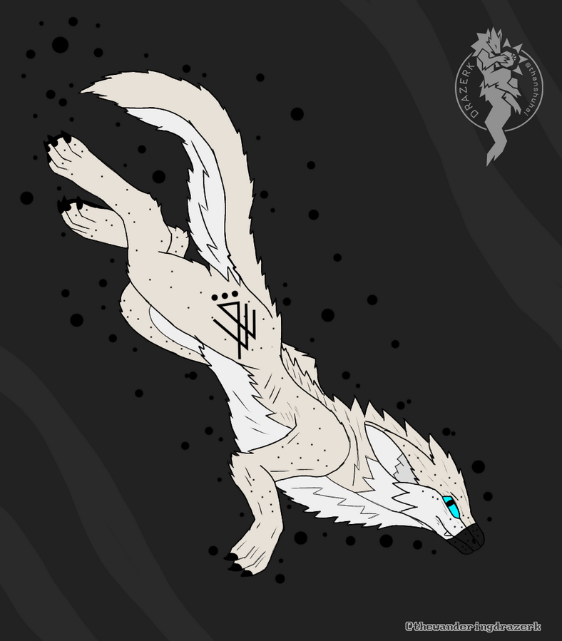Kin Drazerk: 🌙Sterling | Owned by 💛Thewanderingdrazerk | Drazerk Species by thanshuhai