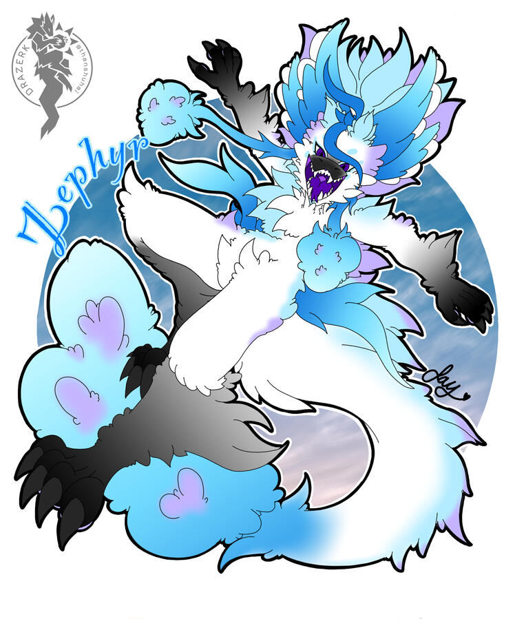 Official Vestige Drazerk: 🌑Zephyr | Owned by 💛Jay | Drazerk Species by thanshuhai