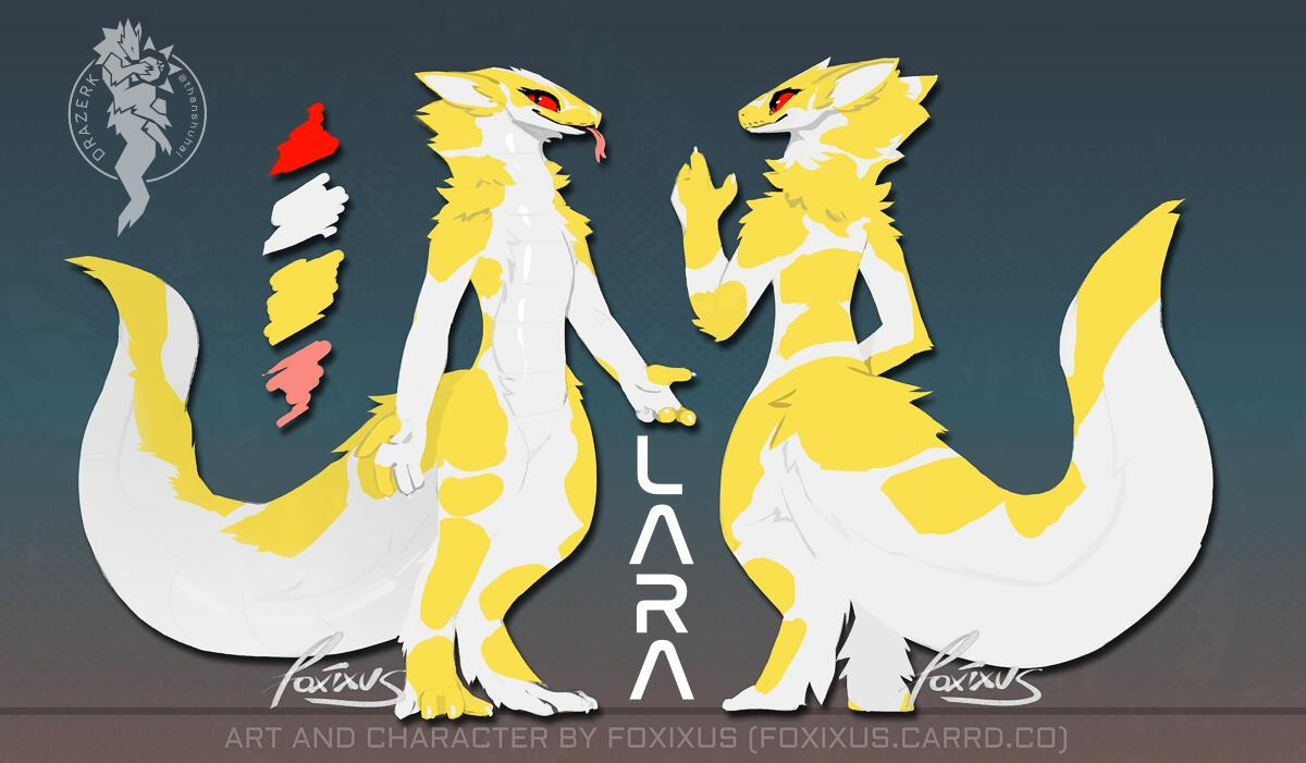 Official Prime Drazerk: ☀️Lara | Owned by 🎗️Foxixus | Drazerk Species by thanshuhai