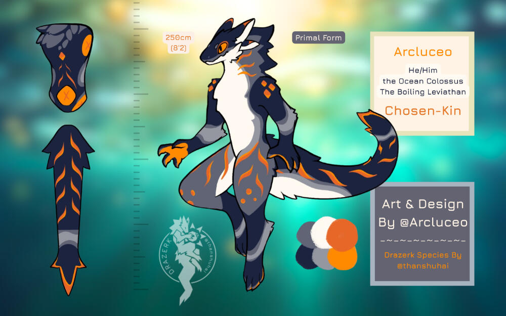 Official Ascendant Drazerk: 🪐Arcluceo | Owned by 🗝️Arcluceo | Drazerk Species by thanshuhai