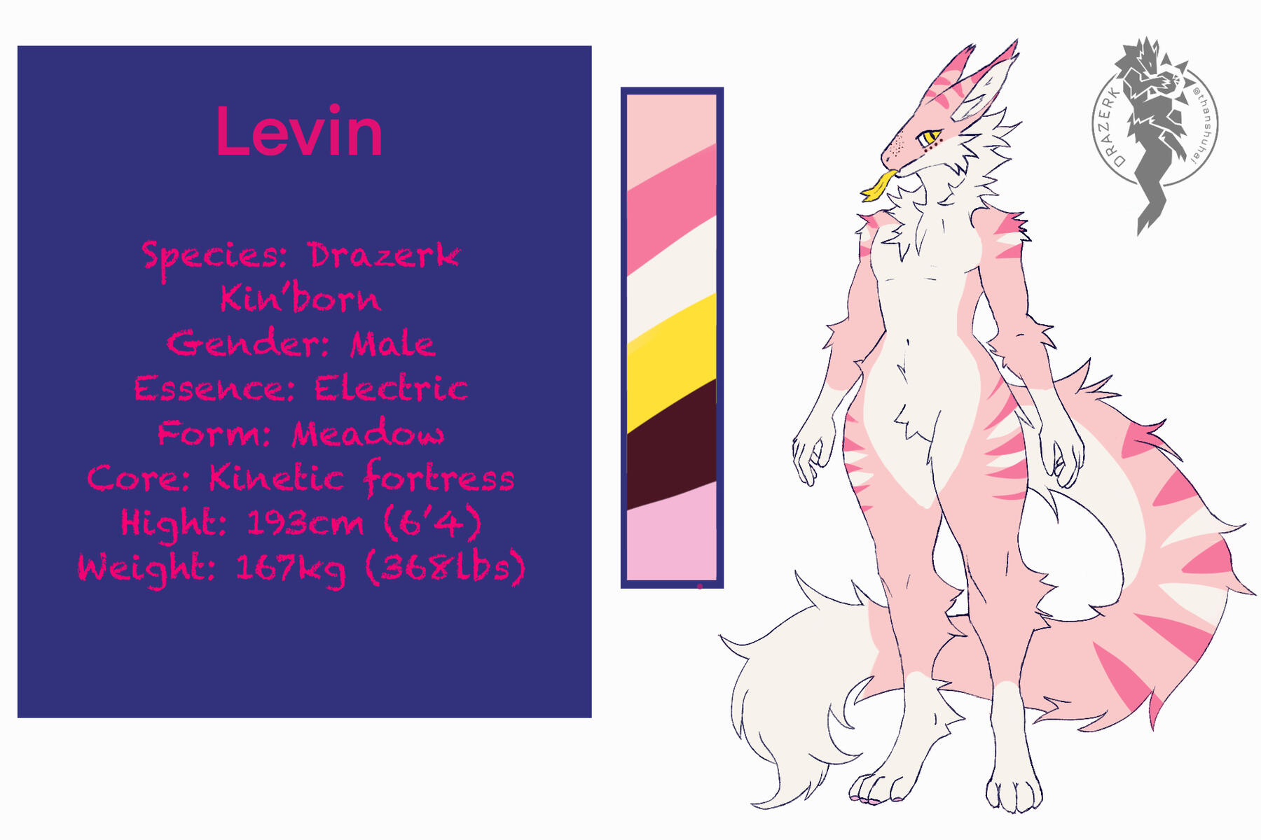 Official Vestige Drazerk: 🌕Levin | Owned by 💛Scarfeehh | Drazerk Species by thanshuhai